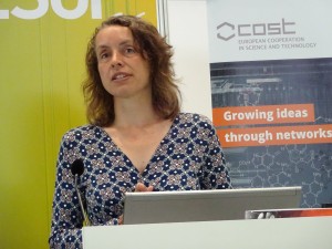 Barbara giving talk
